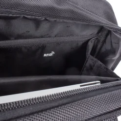 Swiss Mobility Purpose Polyester Executive Briefcase, Black (EXB1005SMBK)