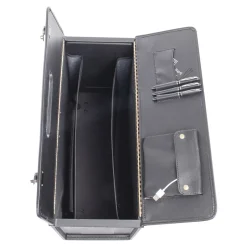 Swiss Mobility Vegan Leather Business Case On Wheels, Black (251622)