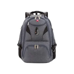 Backpacks<SWISSGEAR ScanSmart Laptop Backpack, Gray Heather Fabric (5977404420)
