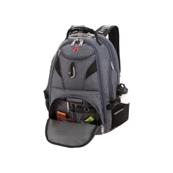Backpacks<SWISSGEAR ScanSmart Laptop Backpack, Gray Heather Fabric (5977404420)