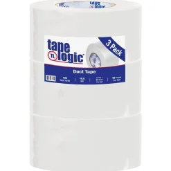 Tape Logic ™ 10 mil Duct Tape, 3" x 60 yds, White, 3/Pack* Duct Tape