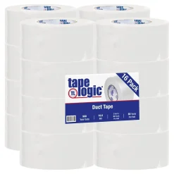 Tape Logic ™ 10 mil Duct Tape, 3" x 60 yds, White, 16/Pack* Duct Tape