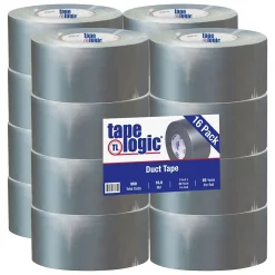 Tape Logic ™ 10 mil Duct Tape, 3" x 60 yds, Silver, 16/Pack* Duct Tape