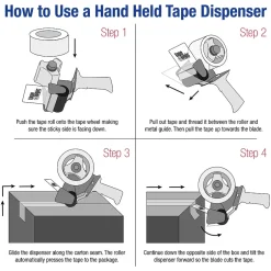 Tape Logic ™ 3" Work Horse Carton Sealing Tape Dispenser (TDWH3)* Tape Dispensers