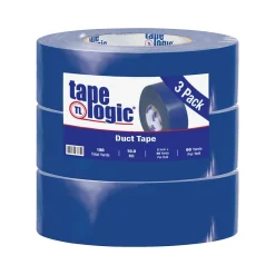 Tape Logic ® Duct Tape, 10 Mil, 2" x 60 yds., Blue, 3/Case (T987100BLU3P)* Duct Tape