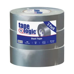 Tape Logic ® Duct Tape, 9 Mil, 2" x 60 yds., Silver, 3/Case (T98785S3PK)* Duct Tape