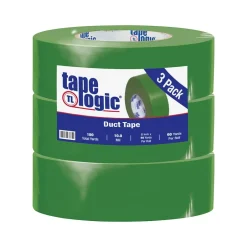 Tape Logic Duct Tape, 10 Mil, 2" x 60 yds., Green, 3/Case (T987100G3PK)* Duct Tape