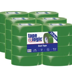 Tape Logic ® Duct Tape, 10 Mil, 2" x 60 yds., Green, 24/Case (T987100G)* Duct Tape