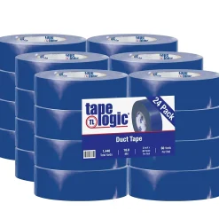 Tape Logic ® Duct Tape, 10 Mil, 2" x 60 yds., Blue, 24/Case (T987100BLU)* Duct Tape