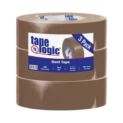 Tape Logic Economy Cloth Duct Tape, 2" x 60 Yards, Brown, 3 Carton (T987100BR3PK)* Duct Tape