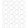 Tape Logic ® Laser Labels, 1.625" Circle, White, 2400/Case (LL144)* Address Labels
