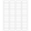 Tape Logic ® Laser Labels, Rectangle, 1 3/4" x 1/2", White, 8000/Case (LL109)* Address Labels