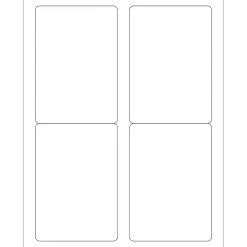 Tape Logic ® Laser Labels, Rectangle, 3 1/2" x 5", White, 400/Case (LL119)* Address Labels