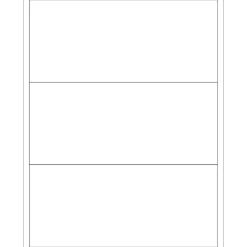 Tape Logic ® Laser Labels, Rectangle, 8" x 3 1/2", White, 300/Case (LL134)* Address Labels