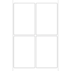 Tape Logic Laser Labels, Rectangle, 4" x 6", White, 400/Case (LL130) Sale