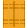 Tape Logic ® Rectangle Laser Labels, 1 3/4" x 1/2", Fluorescent Orange, 8000/Case (LL170OR)* Address Labels