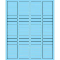 Tape Logic ® Rectangle Laser Labels, 1 3/4" x 1/2", Pastel Blue, 8000/Case (LL170BE)* Address Labels