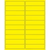 Tape Logic ® Rectangle Laser Labels, 4" x 1", Fluorescent Yellow, 2000/Case (LL177YE)* Address Labels