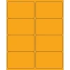 Tape Logic ® Rectangle Laser Labels, 4" x 2 1/2", Fluorescent Orange, 800/Case (LL179OR)* Address Labels