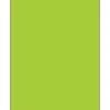Tape Logic ® Rectangle Laser Labels, 8 1/2" x 11", Fluorescent Green, 100/Case (LL185GN)