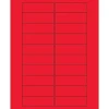 Tape Logic Rectangle Laser Labels, 3" x 1", Fluorescent Red, 2000/Case (LL174RD)
