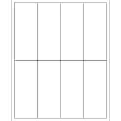 Tape Logic ® Rectangular Laser Labels, 2" x 5", White, 800/Case (LL163) Online