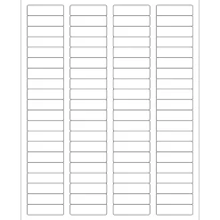 Tape Logic ® Removable Rectangle Laser Labels, 1 3/4" x 1/2", White, 8000/Case (LL261)* Address Labels