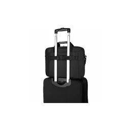 Targus Classic Slim Laptop Briefcase, Black Polyester (TCT027US)