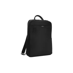 Backpacks<Targus Newport Laptop Backpack, Black Nylon/Leatherette (TBB598GL)