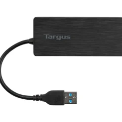 Usb Hubs<Targus 4-Port USB 3.0 Hub, Black (ACH124US)
