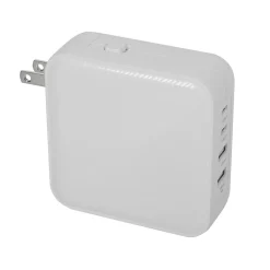 Targus PowerElite USB Type-C/USB Type-A 100W Universal Wall Charger, White (APA10906US)