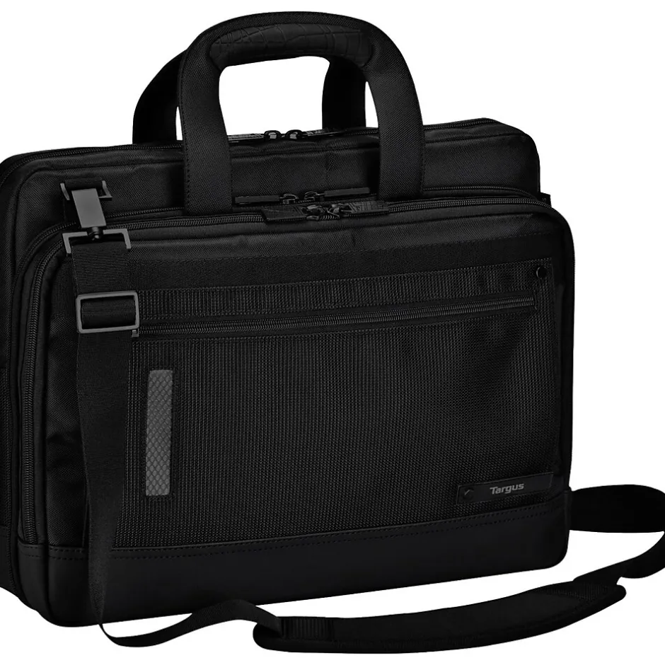 Targus Revolution 15.6" Nylon Laptop Bag, TSA Checkpoint Friendly, Black (TTL416US) New