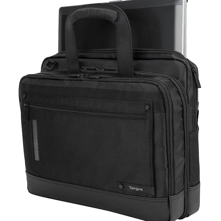Targus Revolution 15.6" Nylon Laptop Bag, TSA Checkpoint Friendly, Black (TTL416US) New