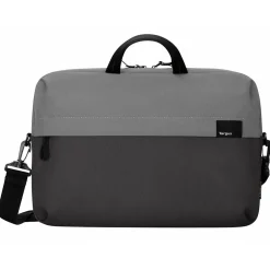 Targus Sagano EcoSmart Laptop Slipcase, Black/Gray Recycled PET (TBS574GL)