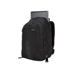 Targus Spruce EcoSmart Backpack, Black/Green (TBB013US)
