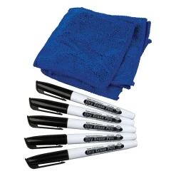 Teacher Created Resources Dry Erase Markers, Fine Tip, Black, 5/Pack, 3 Packs (TCR77268-3) Outlet