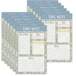 Teacher Created Resources Classroom Cottage Notepad & Refill, Multicolored, 12/Bundle (TCR7198-12) New