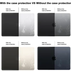 TechProtectus Hard-Shell Laptop Sleeve with Keyboard Cover, Black, (TP-BK-MA13M2)