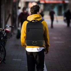 TechProtectus Laptop Backpack, Black, Nylon (TP-BK-BP15)