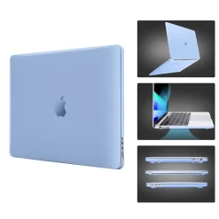 TechProtectus Laptop Case with Keyboard Cover and Screen Protector, Serenity Blue (TP-SB-K-MP16M1X)