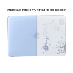 TechProtectus Laptop Case with Keyboard Cover and Screen Protector, Light Blue, Plastic (TP-SB-K-MP13M1)