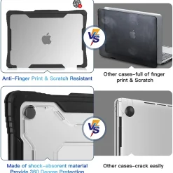 TechProtectus Rugged Laptop Sleeve with Keyboard Cover for Apple 13.6 Macbook Air 2022 M2, Clear (TP-RCL-MA13M2)