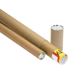 Unbranded Telescoping Mailing Tubes, 3" x 36", Kraft* Mailing Tubes