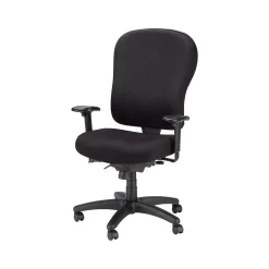 Clearance TP4000 Ergonomic Fabric Swivel Task Chair, Black (TP4000) Office Chairs