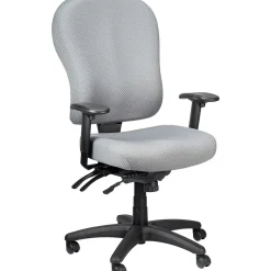 Clearance ® TP4000 Ergonomic Fabric Mid-Back Task Chair, Grey Office Chairs