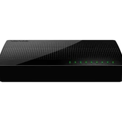 Tenda SG108 8-Port Gigabit Ethernet Unmanaged Switch, 10/100/1000 Mbps, Black (SG108)* Ethernet Switches & Splitters