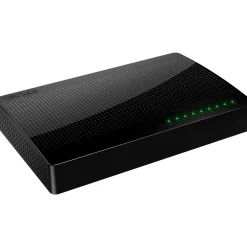 Tenda SG108 8-Port Gigabit Ethernet Unmanaged Switch, 10/100/1000 Mbps, Black (SG108)* Ethernet Switches & Splitters