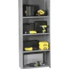 Best Closed Starter 5-Shelf Shelving Unit, Supports 2,500 lb., Medium Grey, 87"H x 48"W x 18"D (TNN-QC54818SMGY) Shelving
