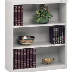 New 40"H 3-Shelf Welded Bookcase, Light Grey (TNN-B42LGY) Bookcases