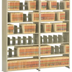 Discount Imperial Open Adder Shelving Unit, Supports 400 lb., Sand, 76"H x 36"W x 15"D Shelving